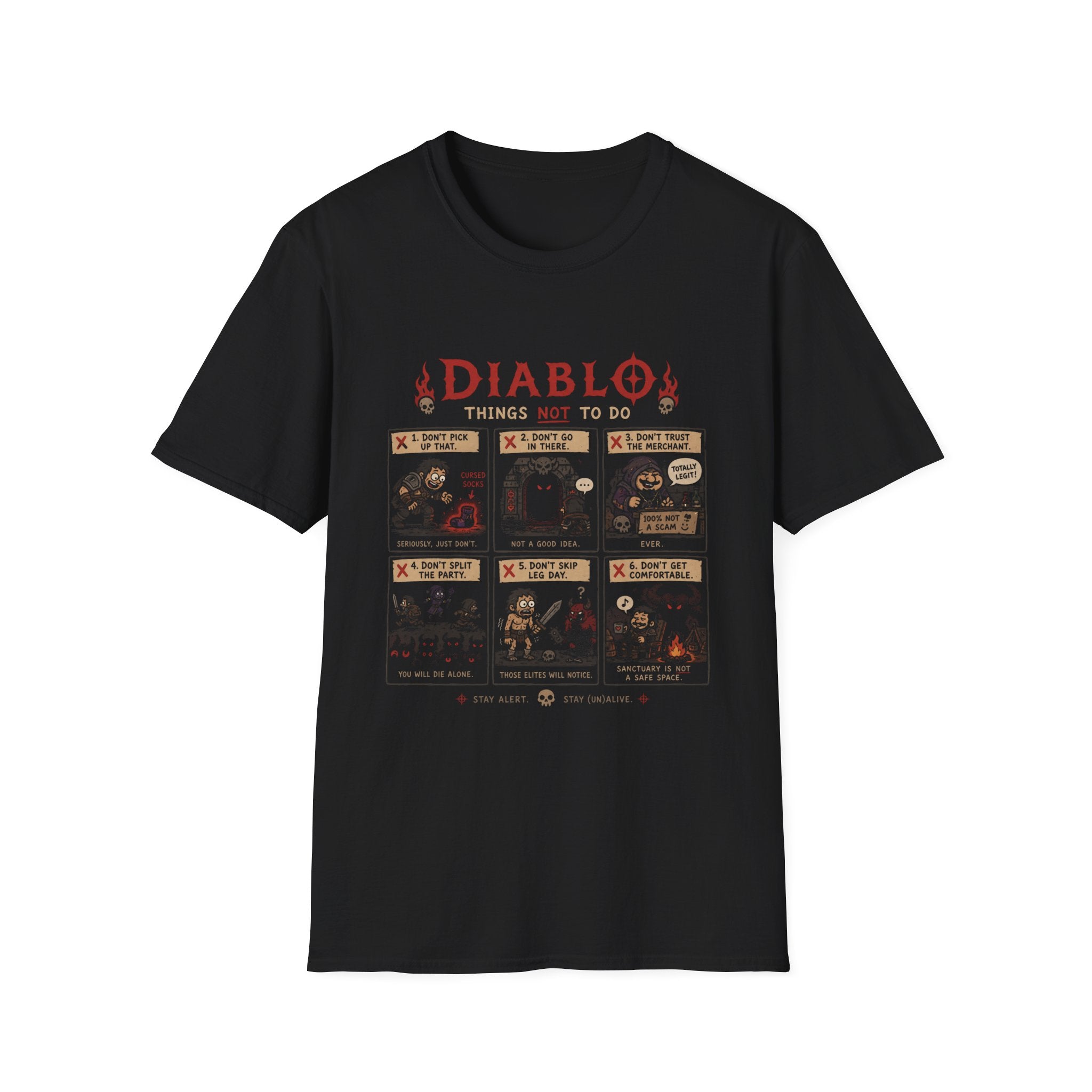 Diablo Safety Check List Tee